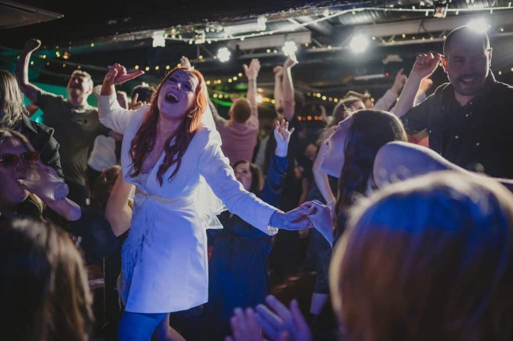 hen party dancing at The Bierkeller