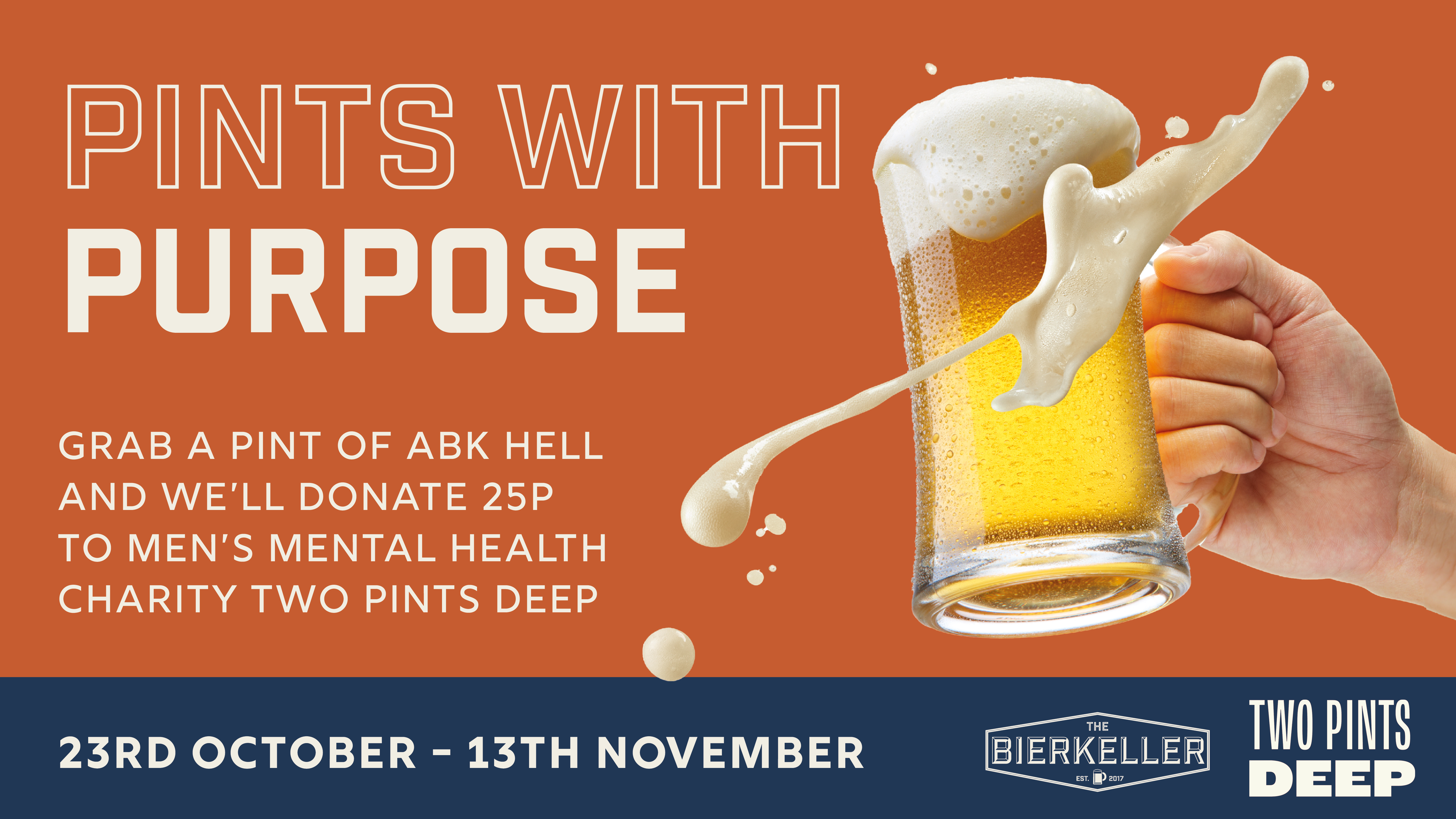 Pints with purpose